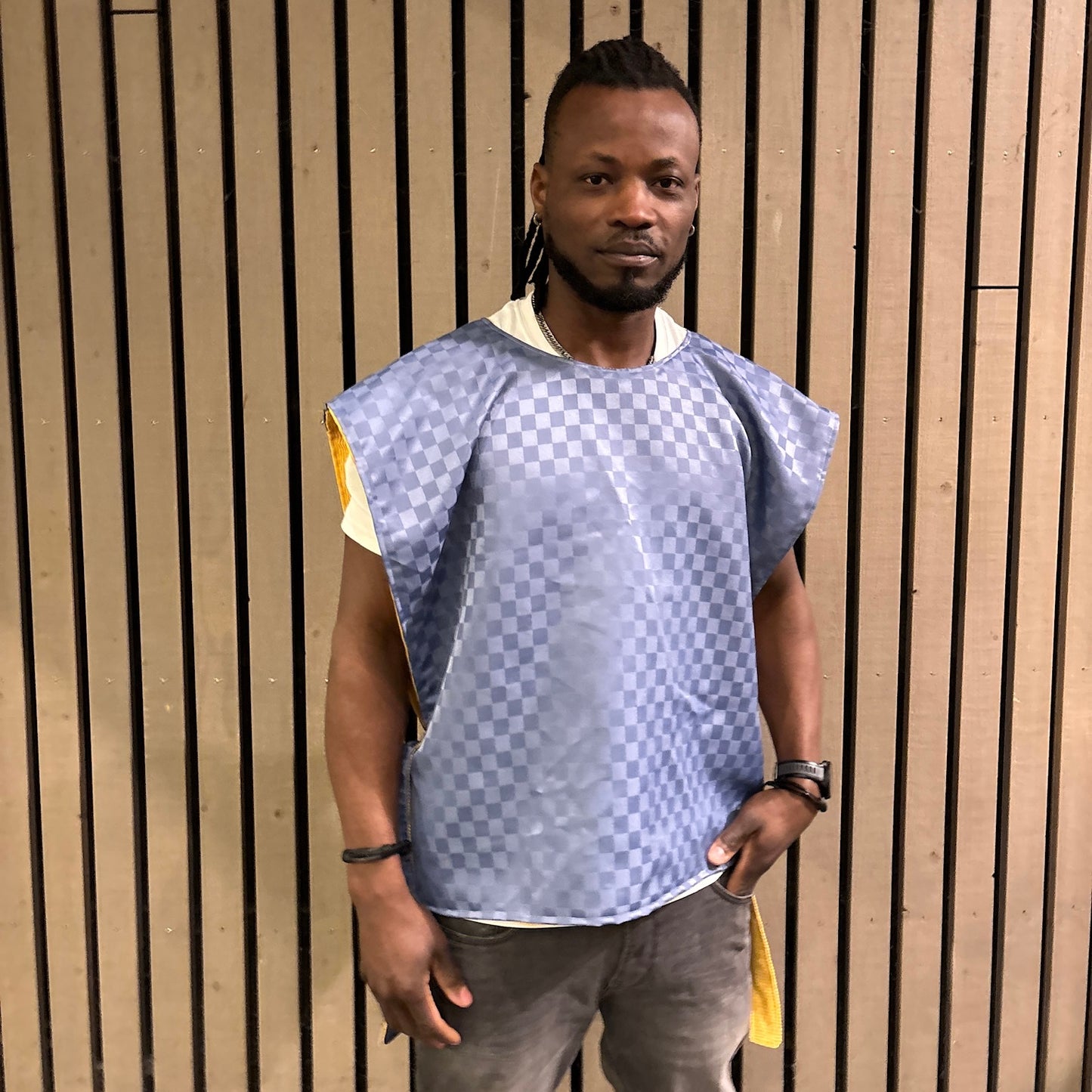 CHECKPOINT - Colour Blocking Top