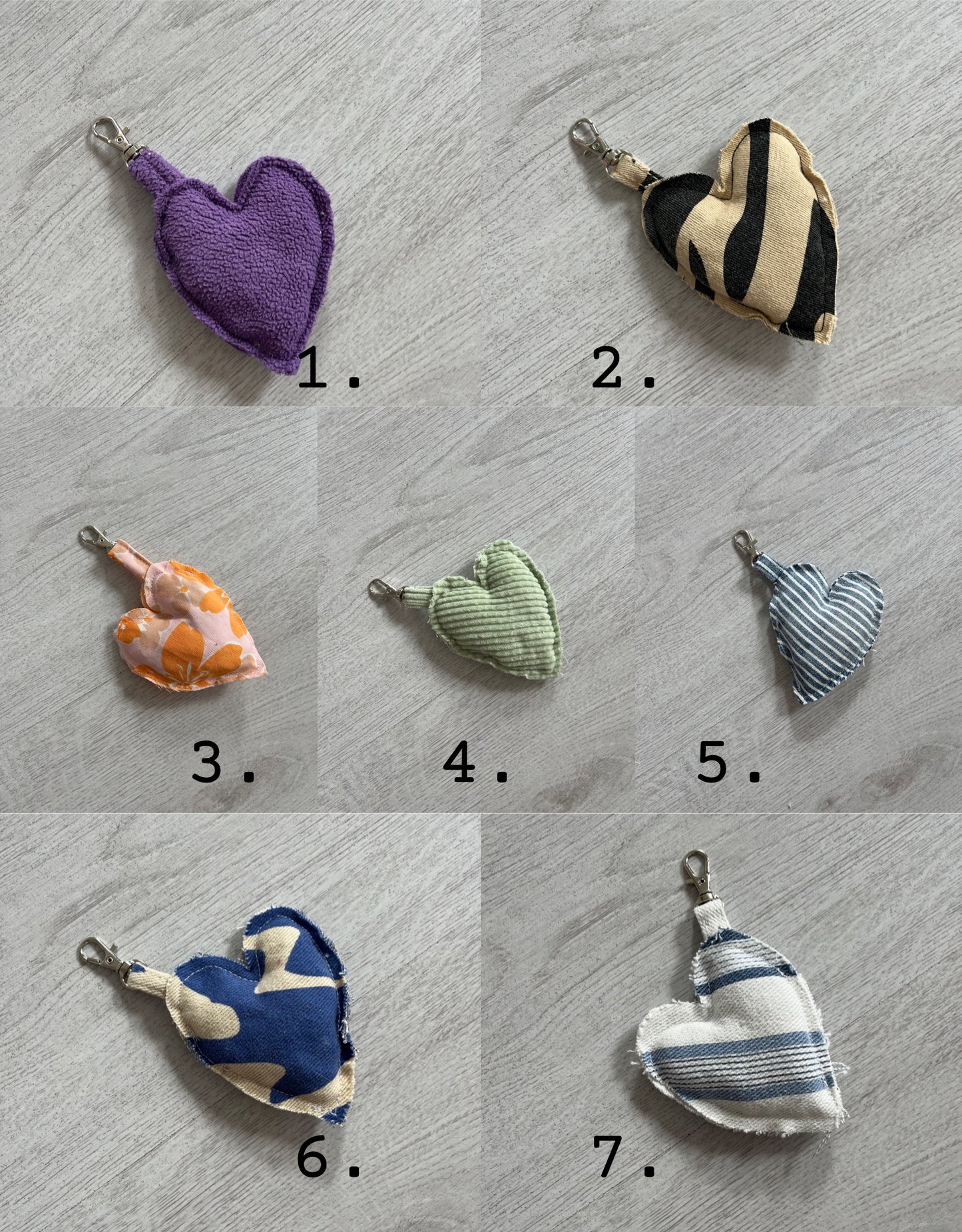Keychains - Bag Charms - Heart
