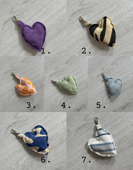 Keychains - Bag Charms - Heart