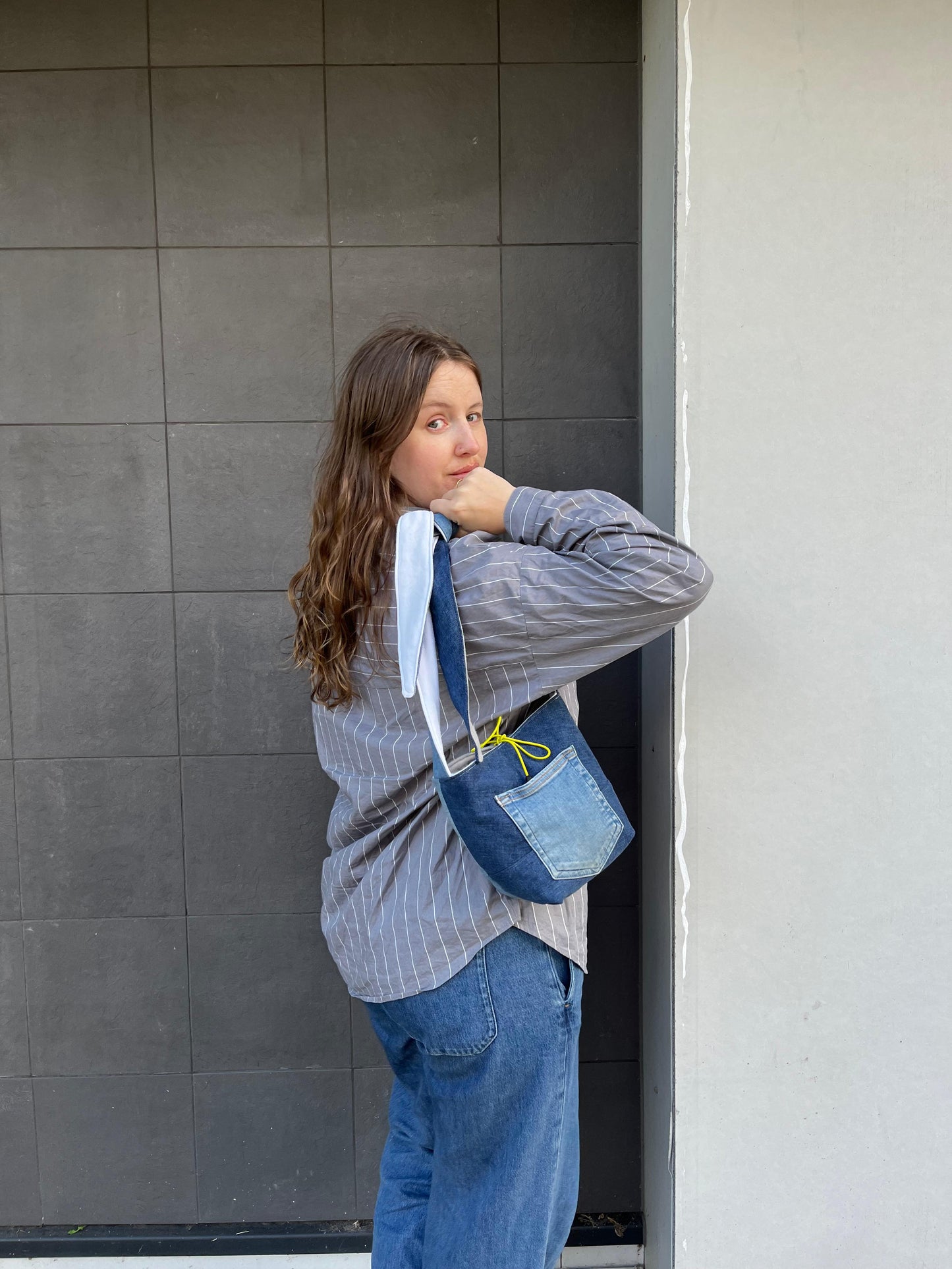 Bag Yara - White & Denim