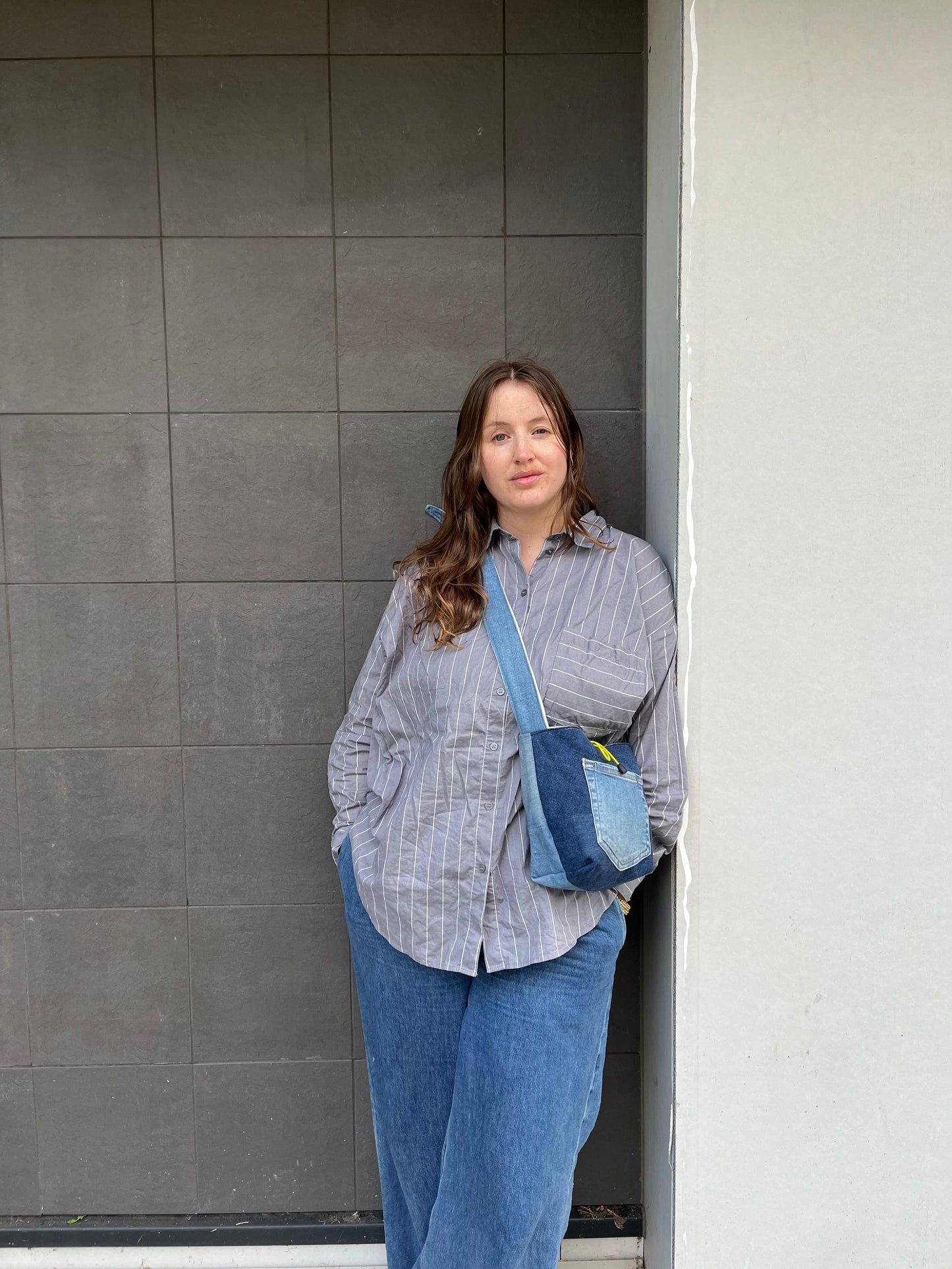 Bag Yara - White & Denim